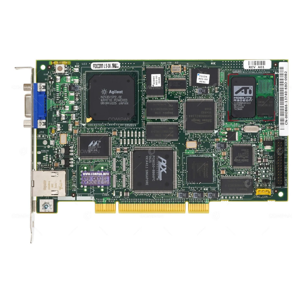 HJ866 DELL REMOTE ACCESS CARD PCI DRAC4/P FOR DELL POWEREDGE