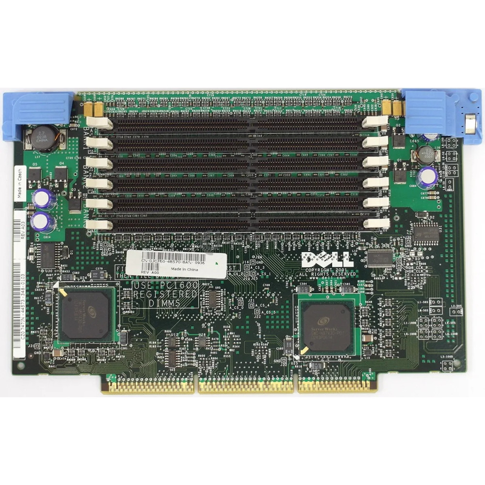 747JN DELL 6-SLOT MEMORY RISER BOARD FOR DELL POWEREDGE 4600 0747JN