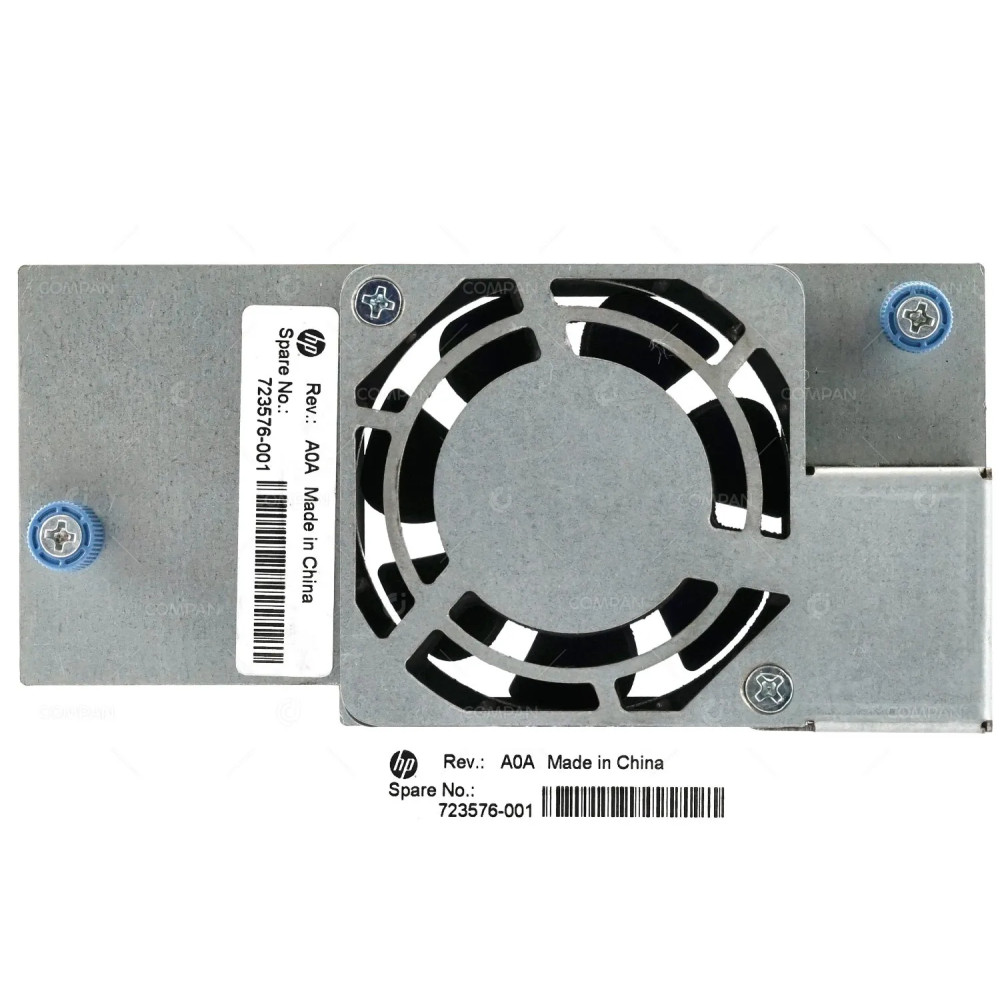723576-001 HP REAR CHASSIS FAN WITH DC-DC CONVERTER PLATE FOR MSL6480 -
