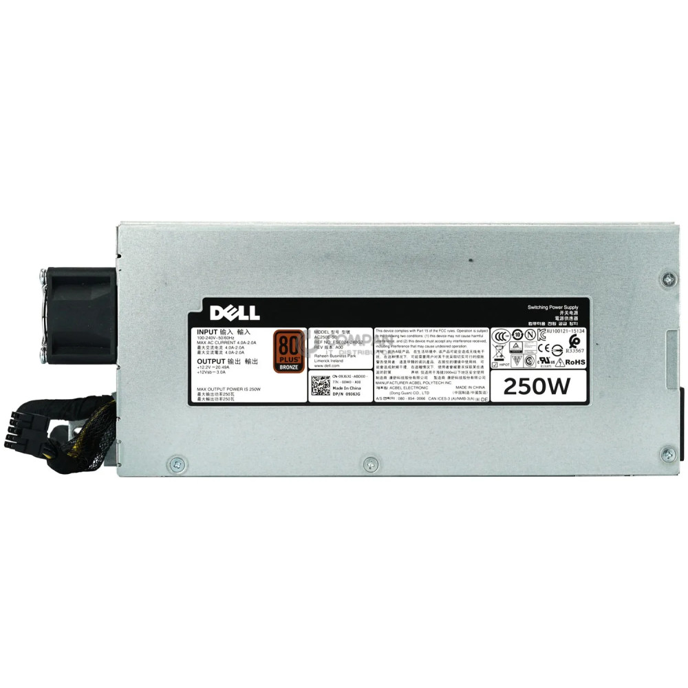 9J6JG DELL 250W POWER SUPPLY FOR DELL POWEREDGE R230