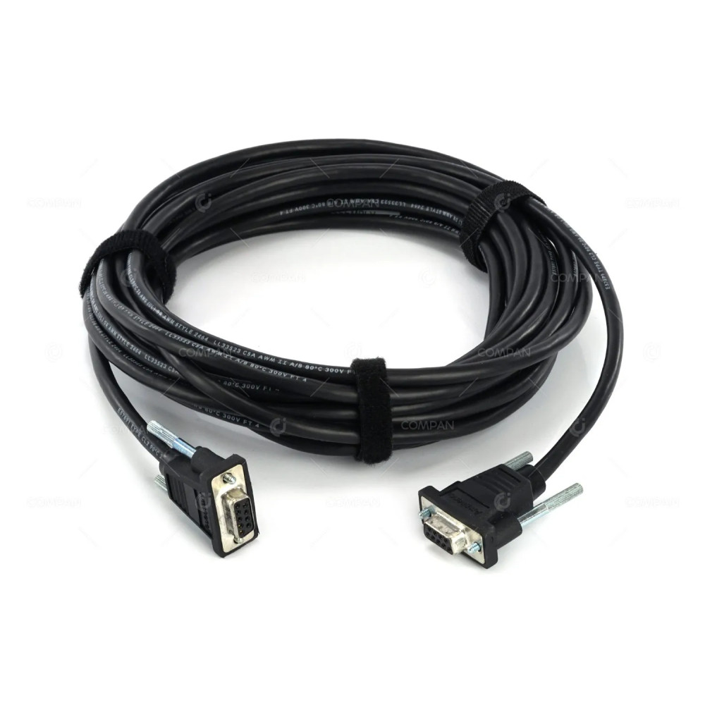 1180027206 NEW  AMPHENOL EXTERNAL SERIAL NULL MODEM DB9 F TO D CABLE