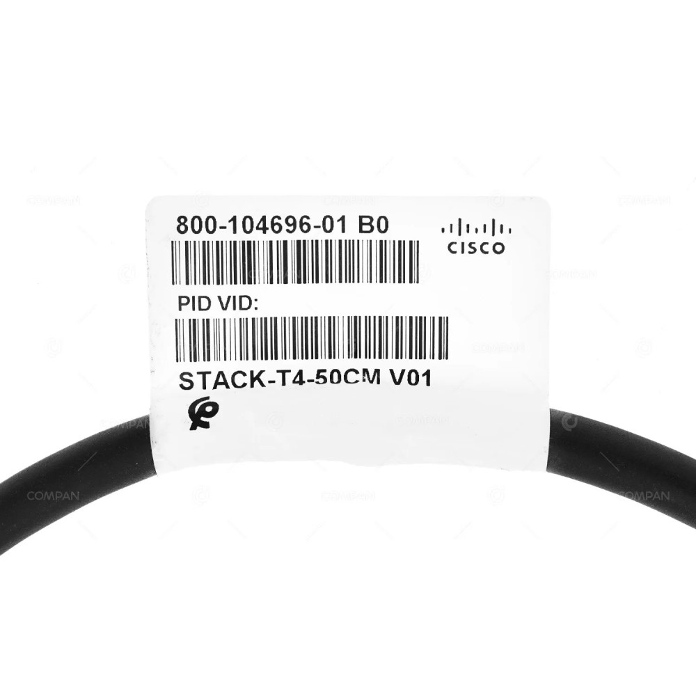 800-104696-01  CISCO STACK-T4-50CM STACKING CABLE 0.5M FOR C9200