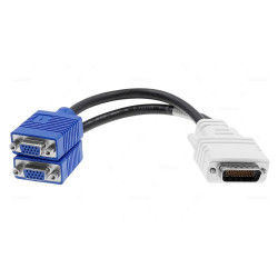 338285-001  HP DMS-59 TO DUAL VGA VIDEO SPLITTER CABLE 0.2M