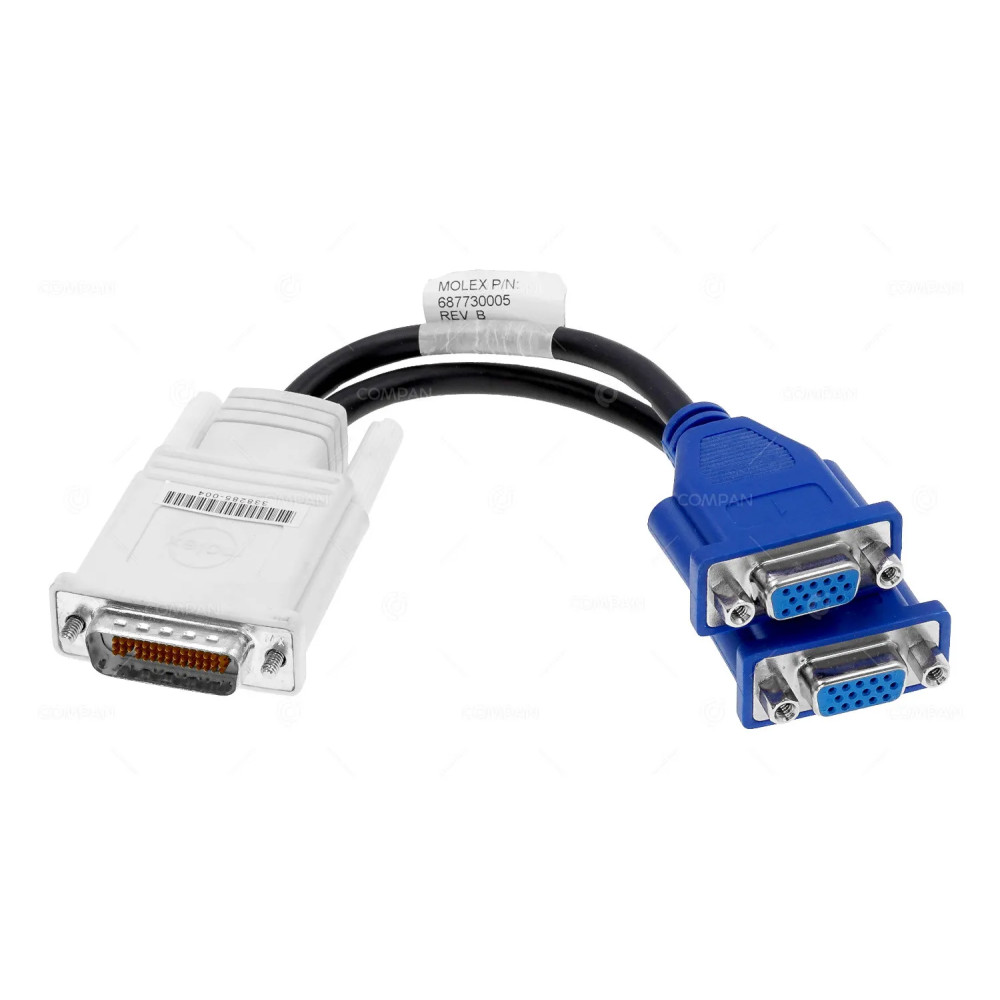 338285-004  HP DMS-59 TO DUAL VGA VIDEO SPLITTER CABLE 0.2M