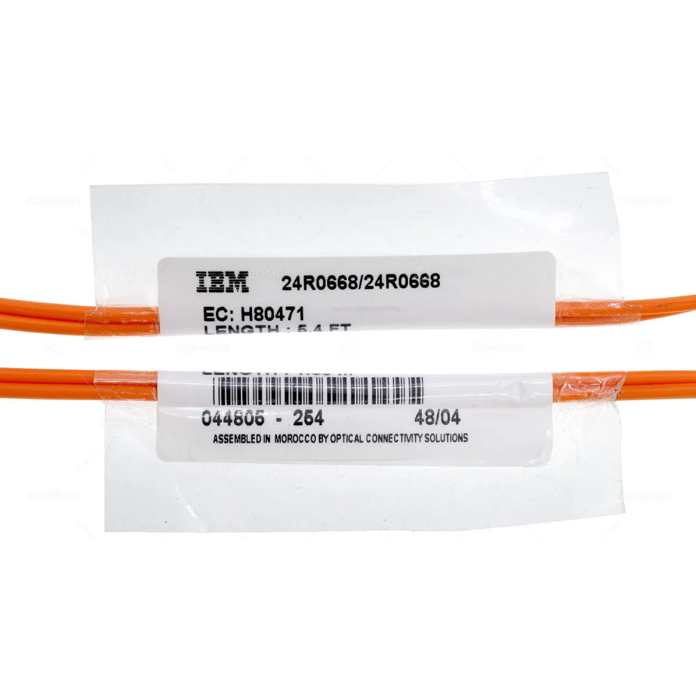 24R0668  IBM FIBER OPTIC LC-LC PATCH PANEL CABLE 1.65M
