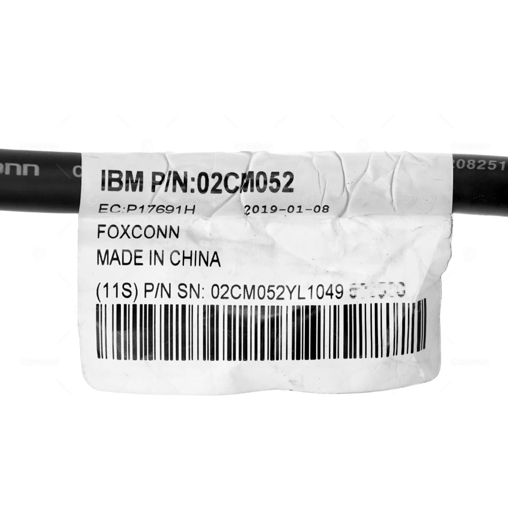 02CM052  IBM 1.1M SERVICE PROCESSOR CABLE C9/C10-T2/T4 FOR 9080-M9S PSERIES POWER9