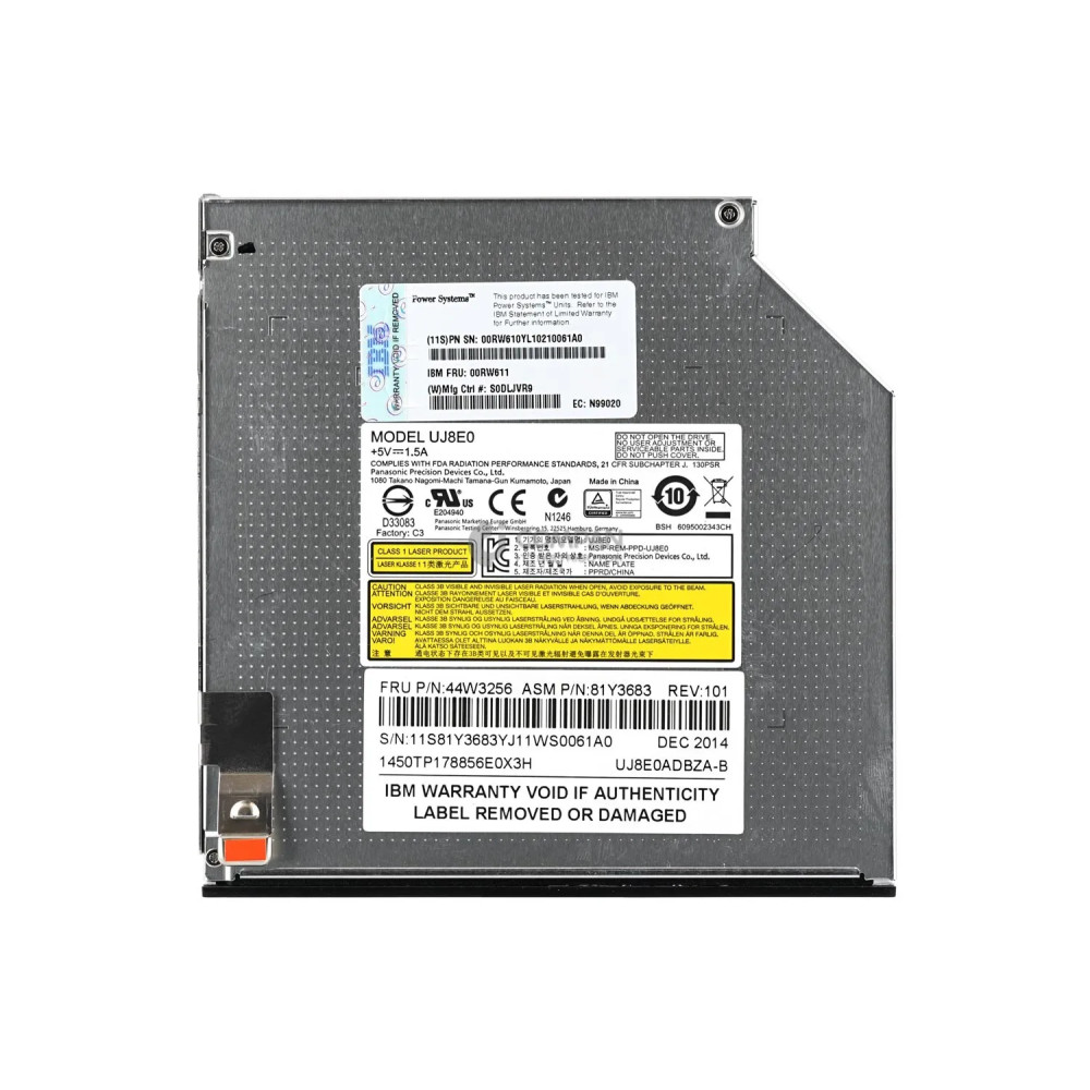 00MH471 IBM DVD ASSEMBLY (CONTAINS DVD AND DVD SLED) FOR E870 PSERIES POWER8