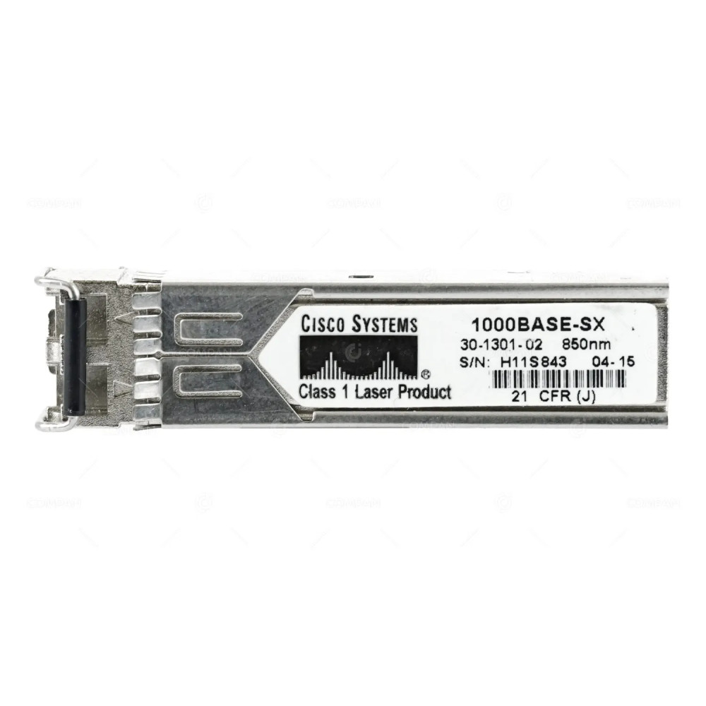 30-1301-02 CISCO 1000BASE-SX 850NM 550M FIBRE SFP TRANSCEIVER MODULE