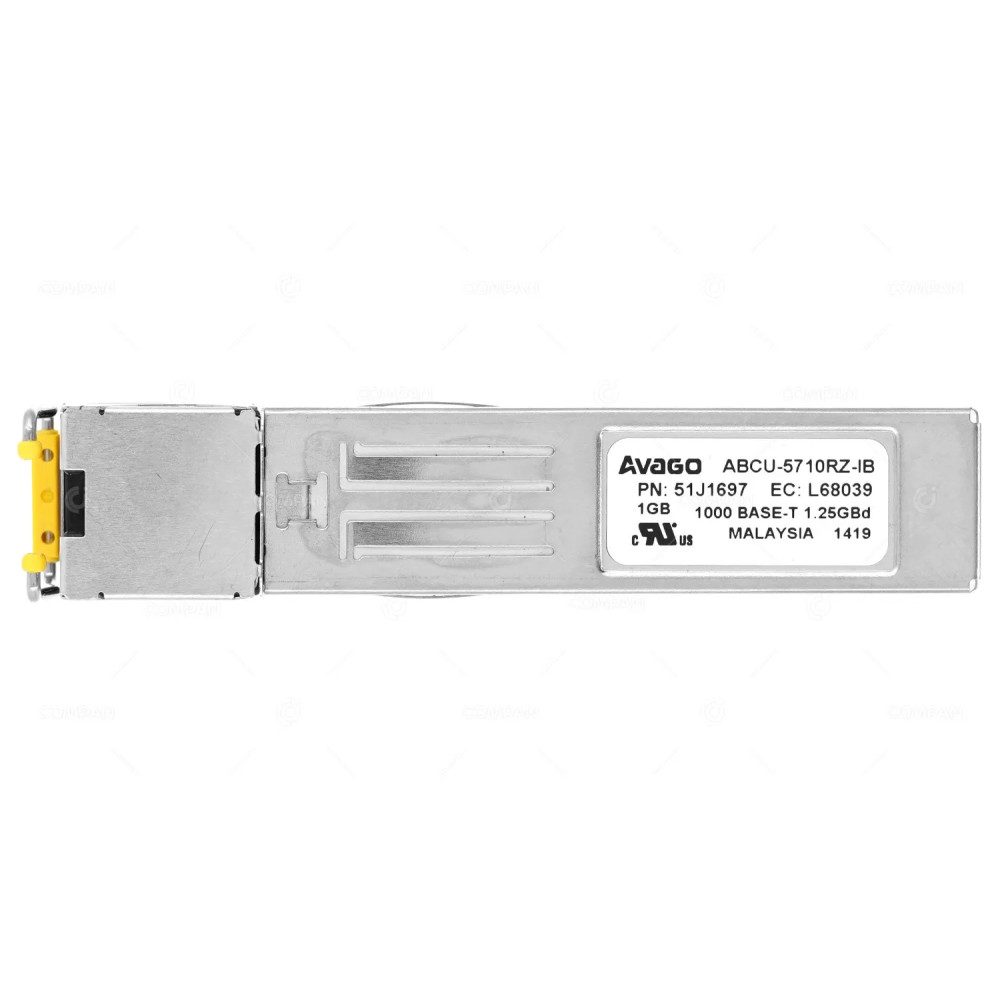 ABCU-5710RZ-IB  AVAGO  COPPER TRANSCEIVER MODULE 1000BASE-T SFP 1.25G RJ-45 100M