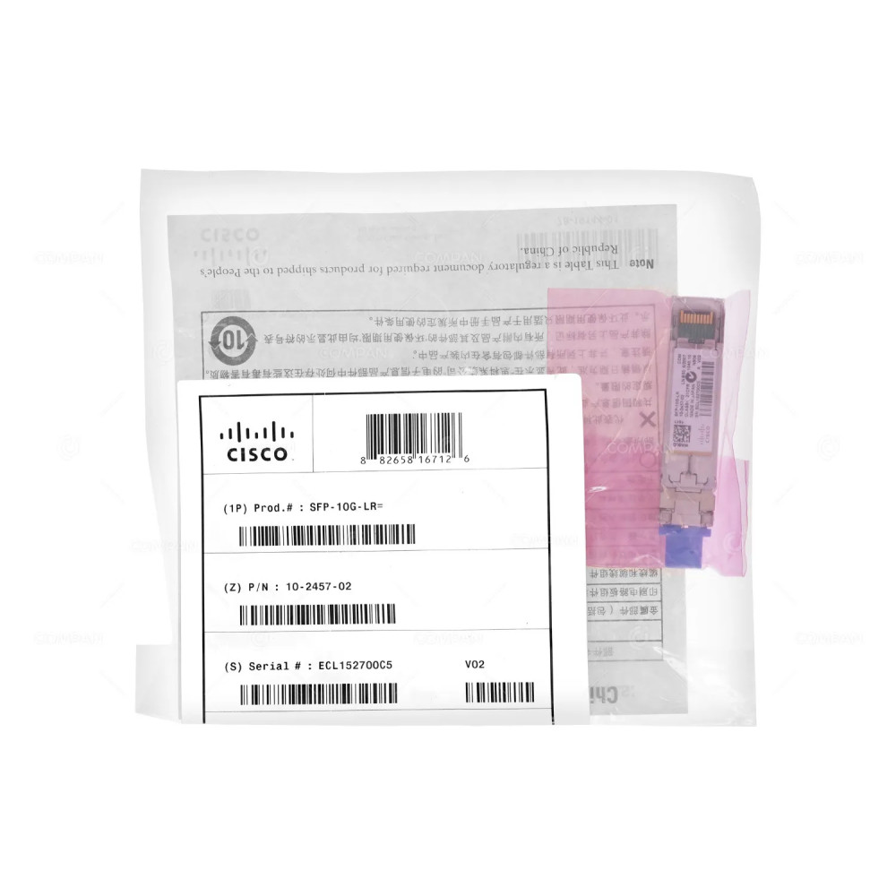 SFP-10G-LR NEW  CISCO OPTICAL TRANSCEIVER MODULE 10G SFP+ LR SMF LC 1310NM 10KM