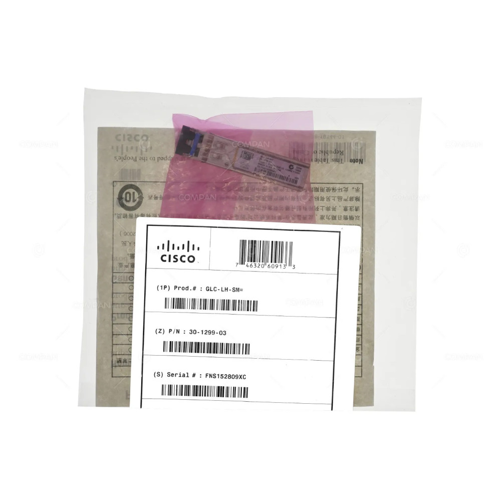 GLC-SH-SM NEW  CISCO OPTICAL TRANSCEIVER MODULE 1000BASE-LH SFP 1G DOM DDM SMF LC 1310NM 10KM