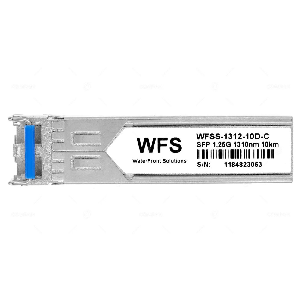 WFSS-1312-10D-C  WFS 1GB SFP LC DUPLEX 1310NM 10KM SINGLE MODE FIBER TRANSCEIVER