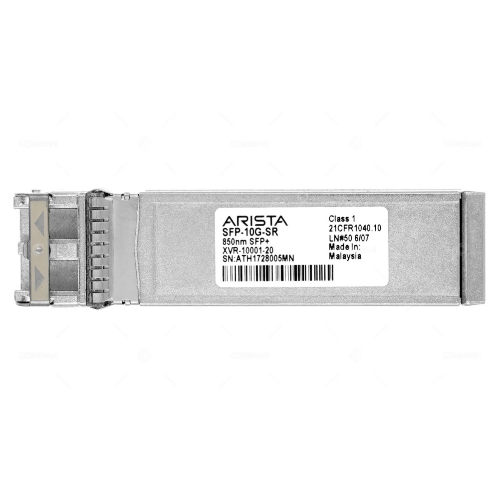 SFP-10G-SR ARISTA  ARISTA 10GB SFP+ LC DUPLEX SR 850NM MULTI MODE TRANSCEIVER