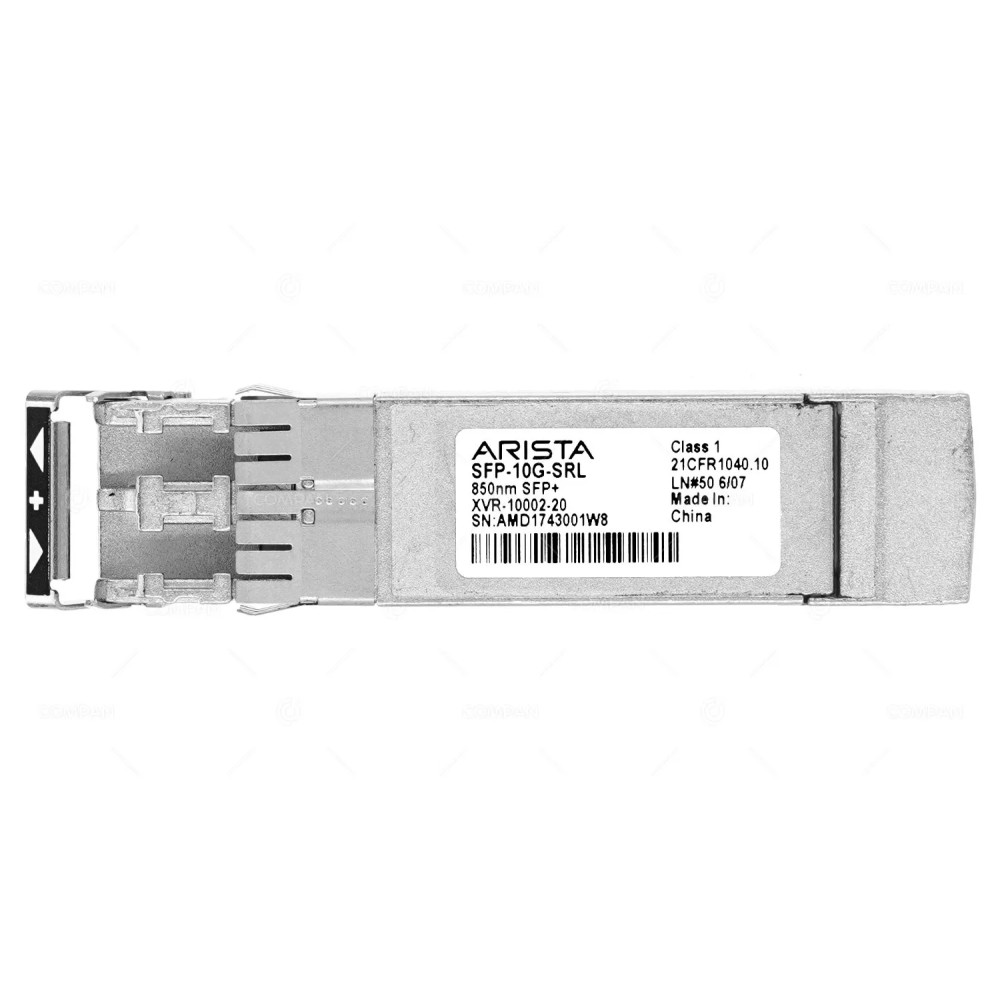 SFP-10G-SRL ARISTA  ARISTA 10GB SFP+ LC DUPLEX SR 850NM MULTI MODE TRANSCEIVER
