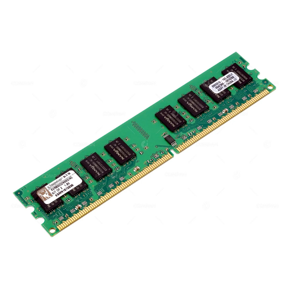 KVR800D2N5K2-4G  KINGSTON 2GB 6400 DDR2 800MHZ MEMORY