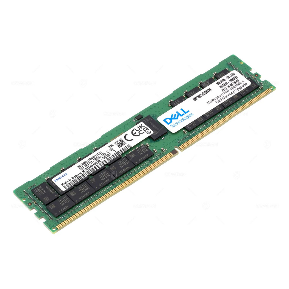SNP75X1VC-32VXR  DELL DDR4 32GB 2RX4 PC4-25600 3200MHZ RDIMM CAS 22-22-22