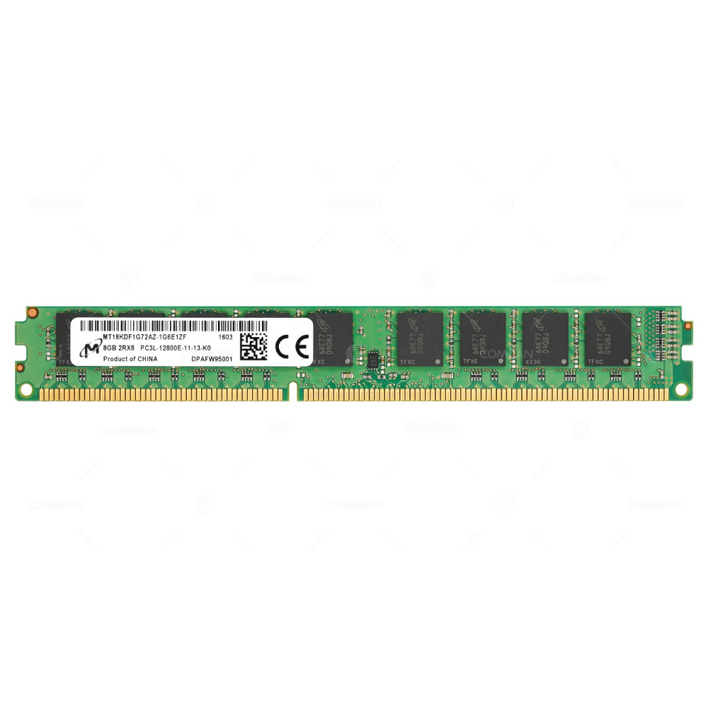 MT18KDF1G72AZ-1G6E1  MICRON 8GB 2RX8 PC3L-12800E MEMORY MODULE FOR FLASHSYSTEM 900
