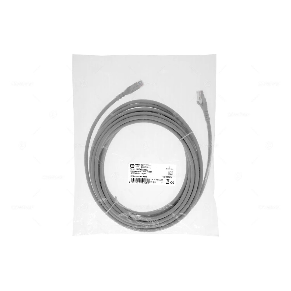 4251122192050  PATCH CORD RJ45 CAT.6A AWG26 5.5M GREY
