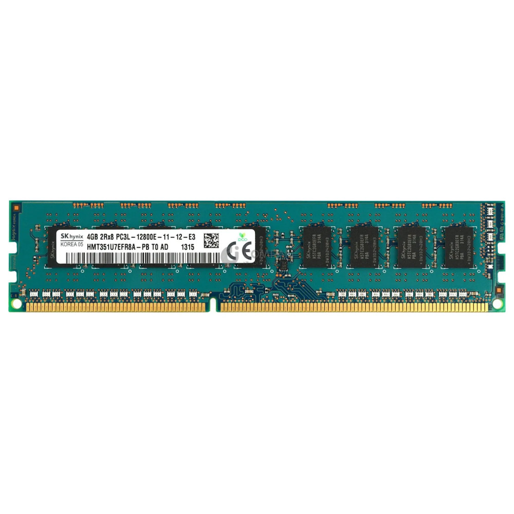 HMT351U7EFR8A-PB HYNIX MEMORY 4GB 2RX8 PC3L 12800E DDR3