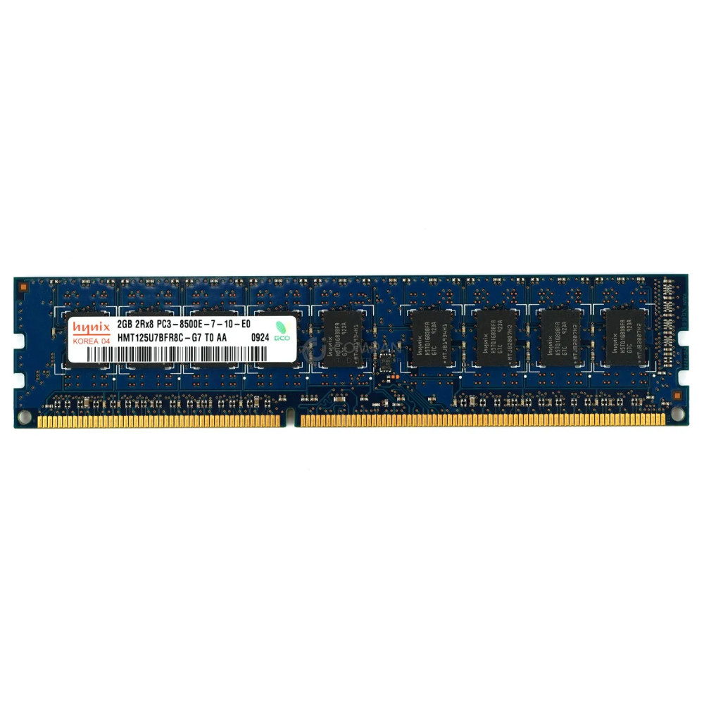 HMT125U7BFR8C-G7 HYNIX 2GB 2RX8 PC3 8500E 1066MHZ MEMORY