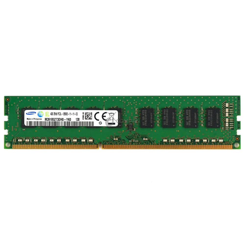 M391B5273DH0-YK0 SAMSUNG MEMORY 4GB 2RX8 PC3L 12800E DDR3