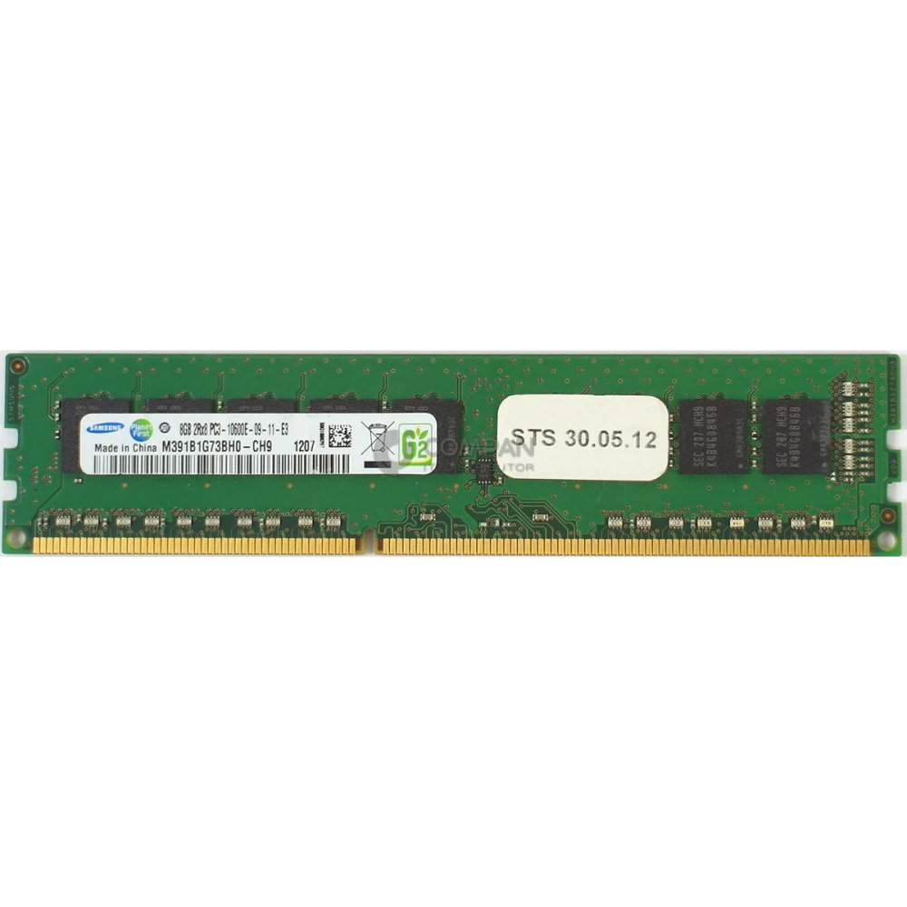 M391B1G73BH0-CH9 SAMSUNG MEMORY 8GB 2RX8 PC3 10600E DDR3 -