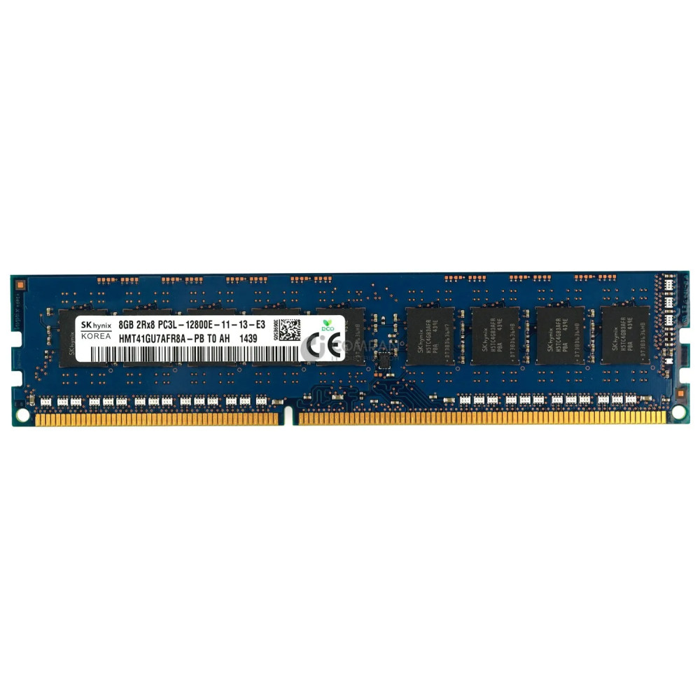 HMT41GU7AFR8A-PB HYNIX DDR3 8GB 2RX8 PC3L-12800 1600MHZ UDIMM