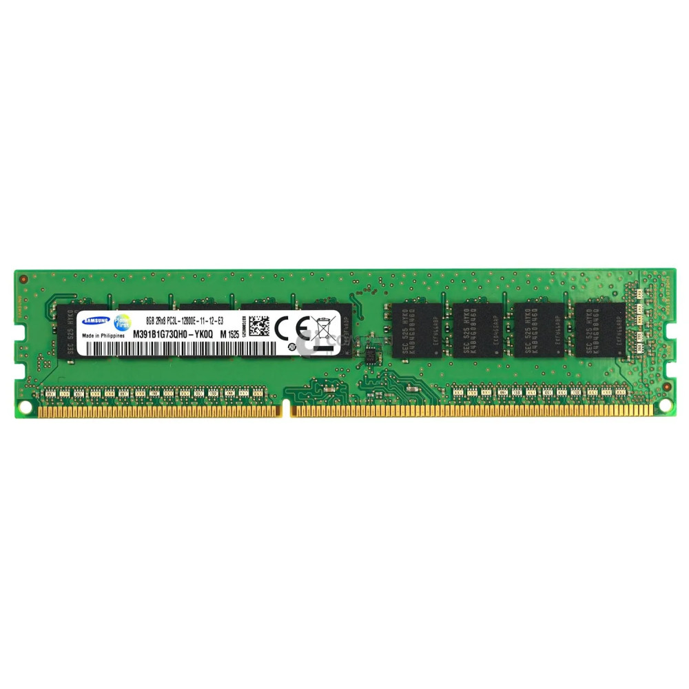 M391B1G73QH0-YK0Q SAMSUNG 8GB 2RX8 PC3L-12800 MEMORY UDIMM