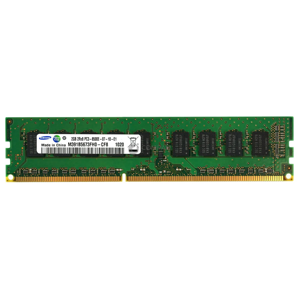 M391B5673FH0-CF8 SAMSUNG MEMORY 2GB 2RX8 PC3 8500E DDR3 UDIMM