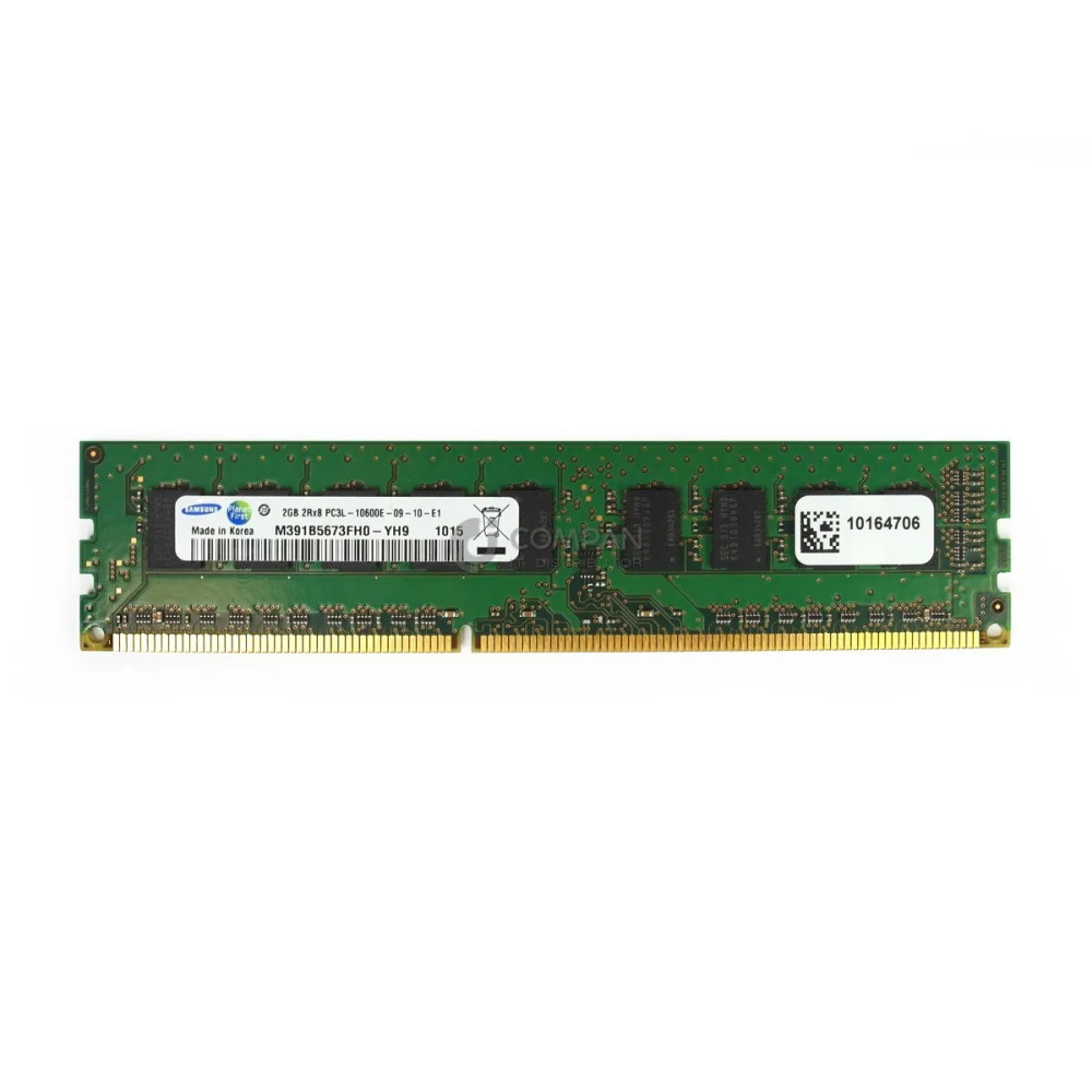 M391B5673FH0-YH9 SAMSUNG 2GB 2RX8 PC3L 10600E 1333MHZ MEMORY UDIMM