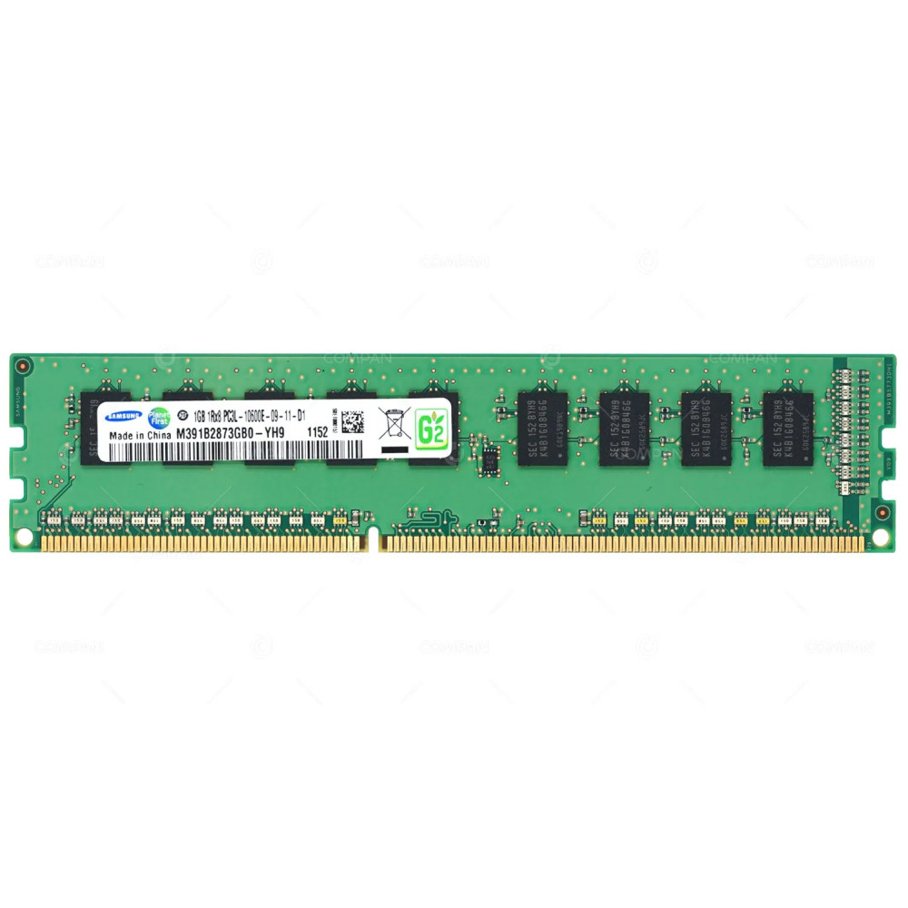M391B2873GB0-YH9 SAMSUNG MEMORY 1GB 1RX8 PC3L 10600E DDR3 -