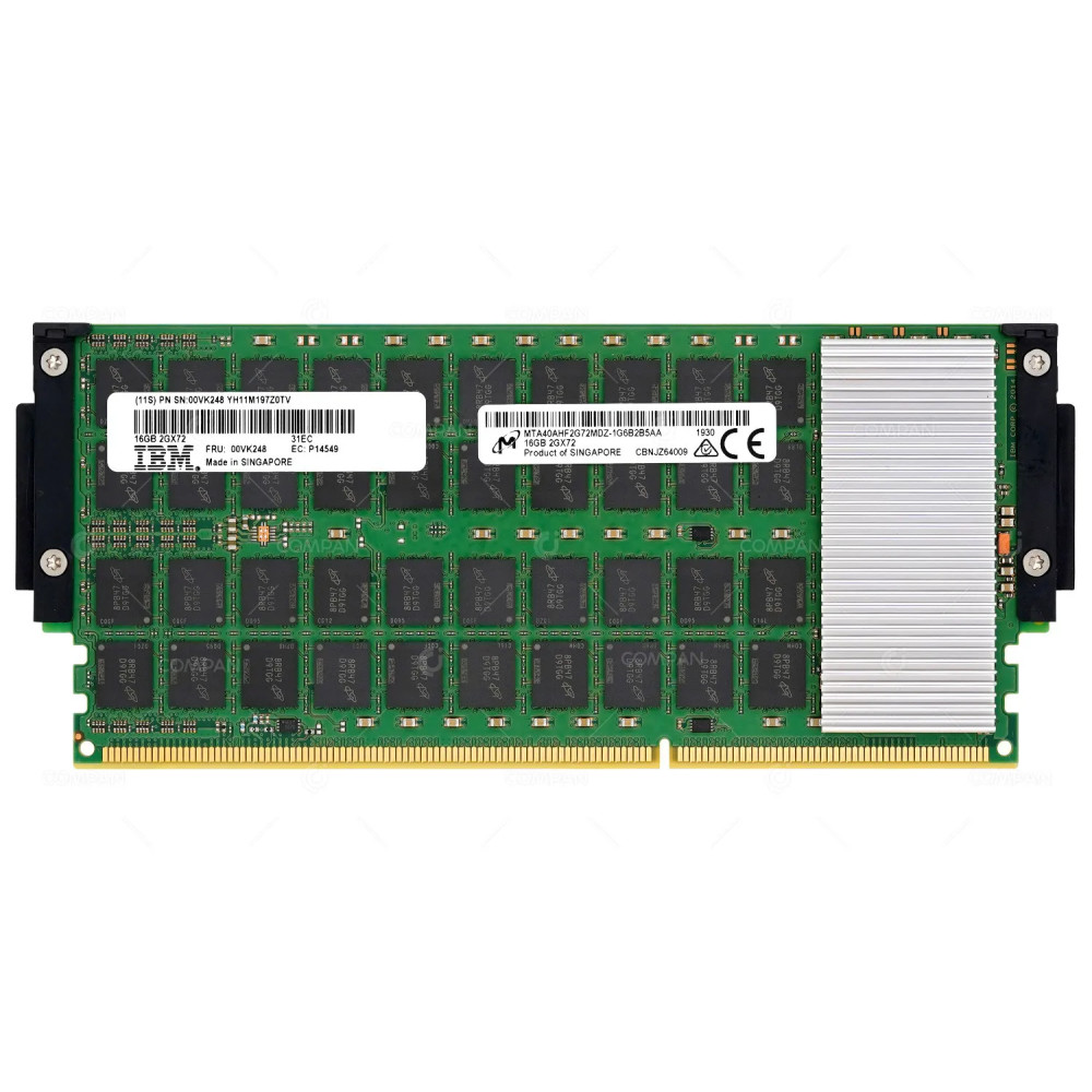00VK248 IBM DDR4 16GB 2GX72 PC4-12800 1600MHZ CDIMM FOR IBM PSERIES POWER8