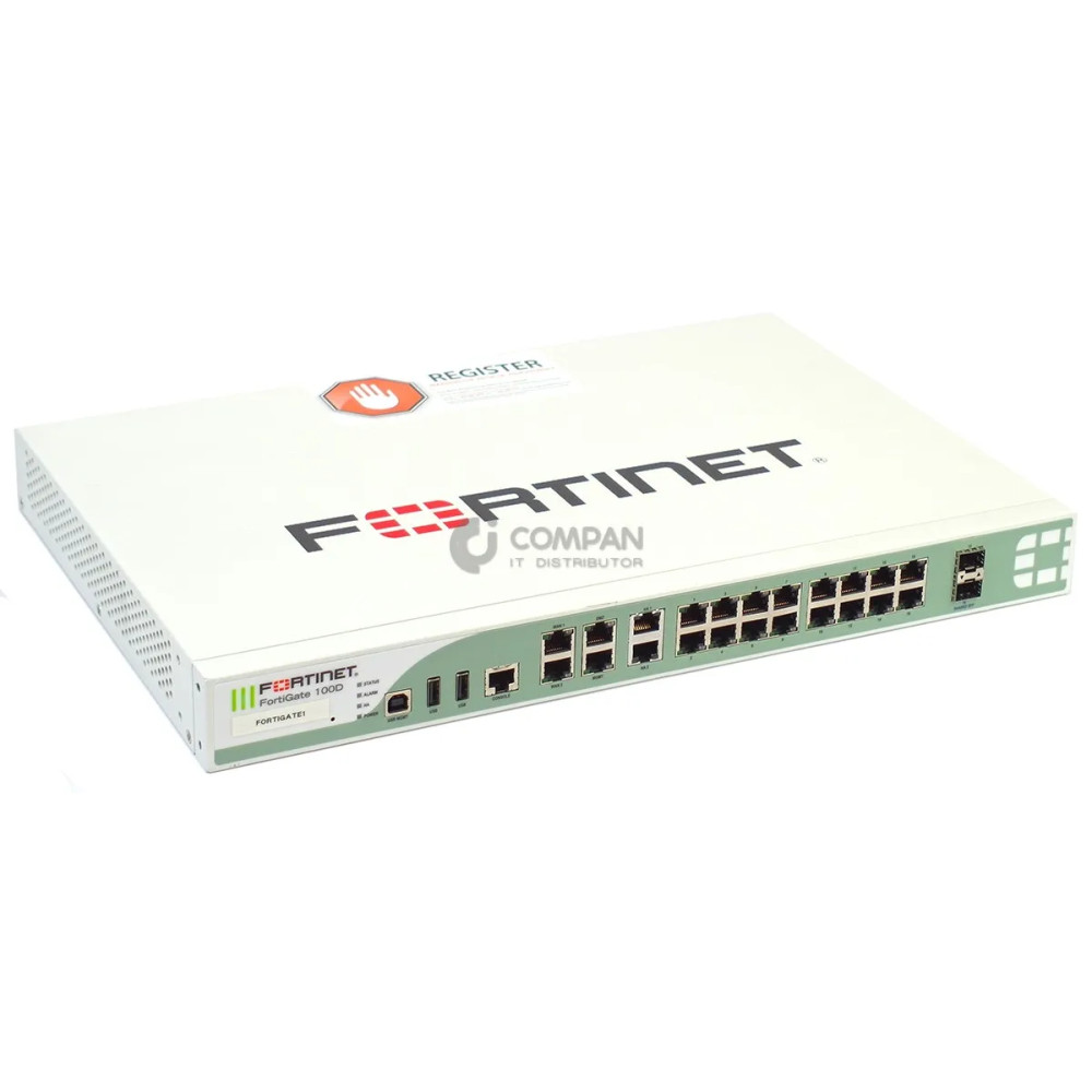 FORTINET FORTIgate 100D 16-PORT ETHERNET + 2-PORT SFP