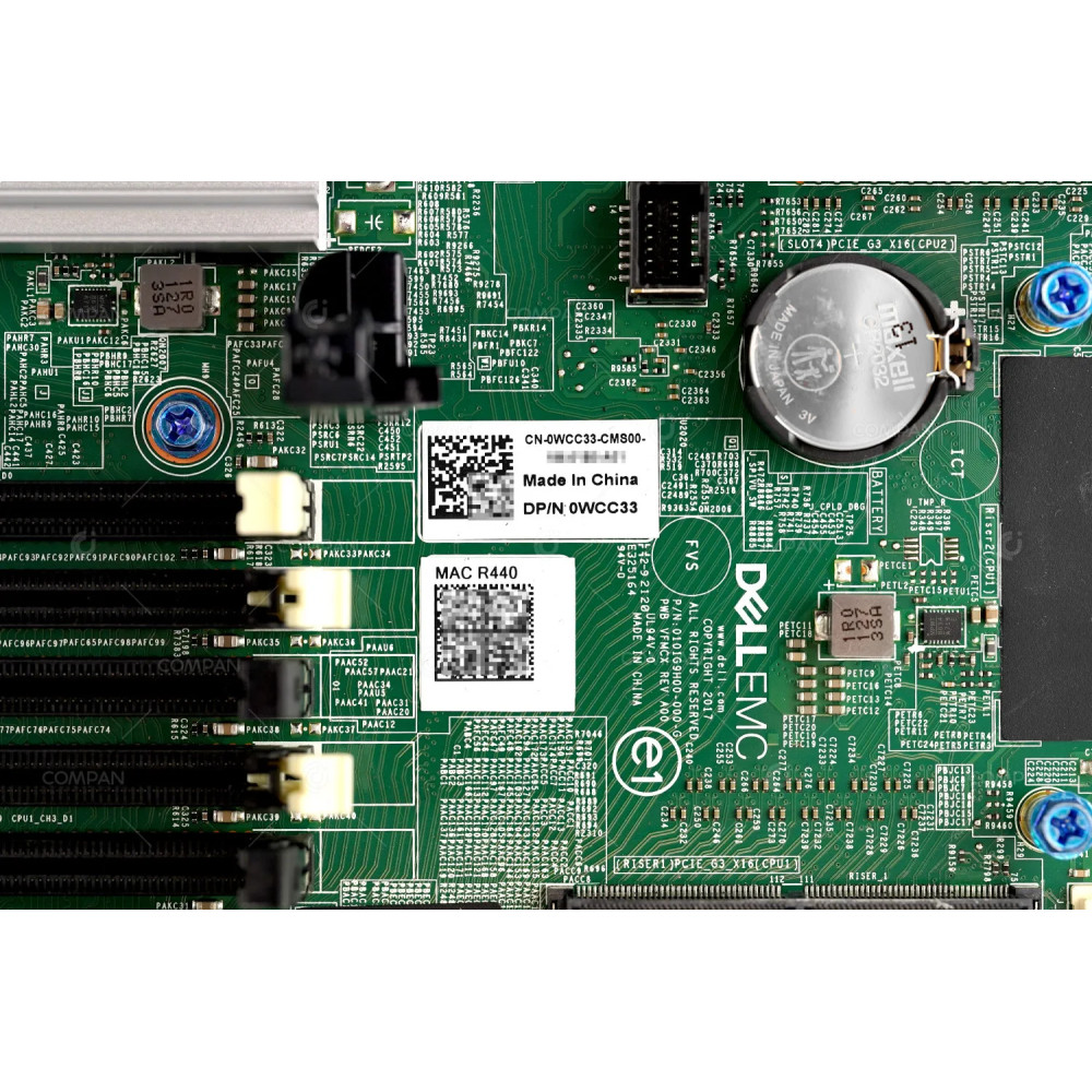 WCC33  DELL MOTHERBOARD DUAL LGA3647 DD4 FOR DELL POWEREDGE R440