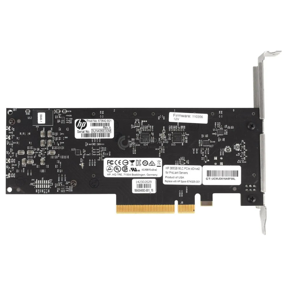 673642-B21 HP 365GB SSD MLC PCIE IODRIVE2 ACCELERATOR HIGH PROFILE -