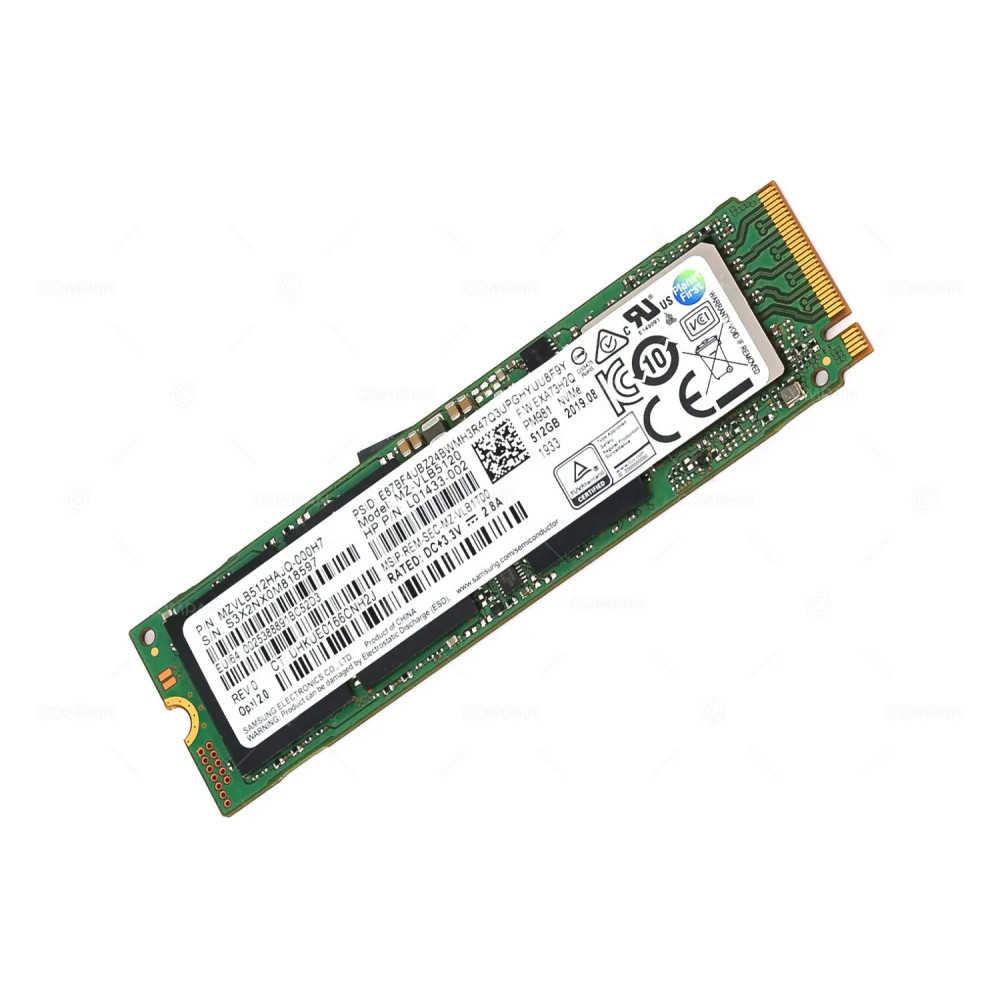 L40573-001 HP NVME 512GB M.2 V-NAND FOR HP Z8 G4