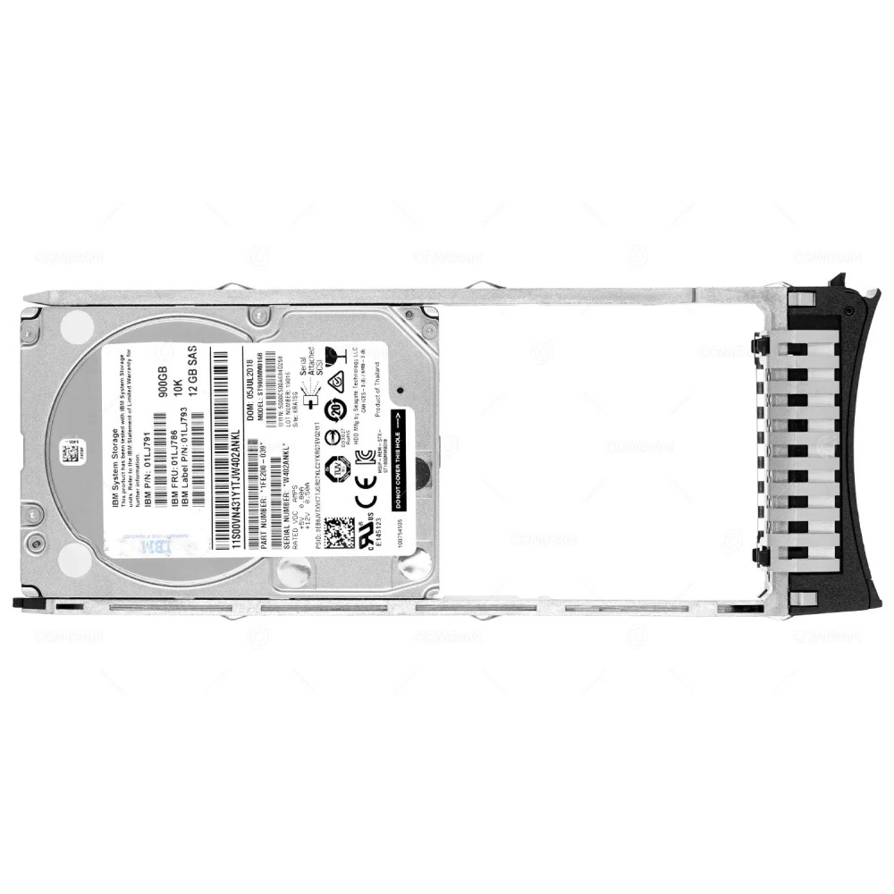 01LJ786  IBM 900GB 10K 12G SAS 2.5 SFF HARD DRIVE FOR STORWIZE V7000