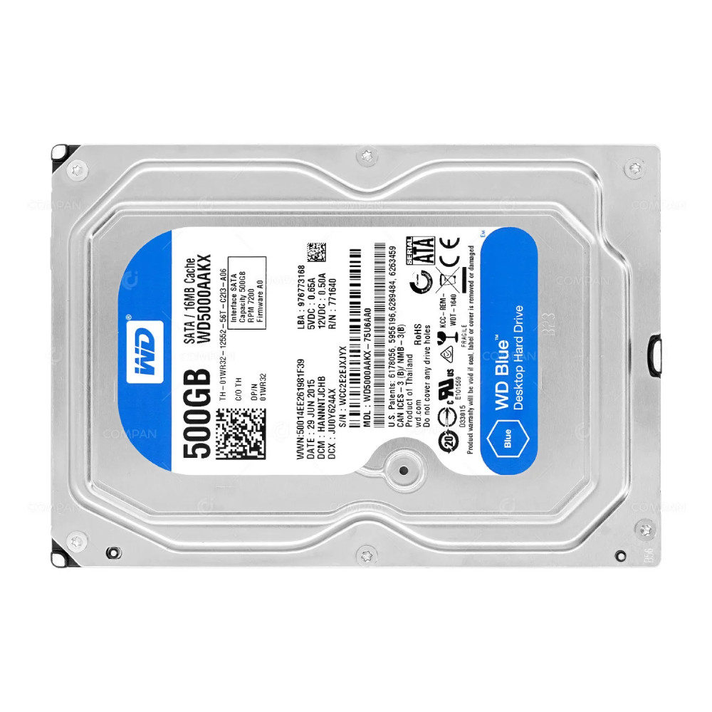 1WR32  DELL HARD DRIVE 500GB 7.2K 6G 3.5 LFF 16MB CACHE SATA