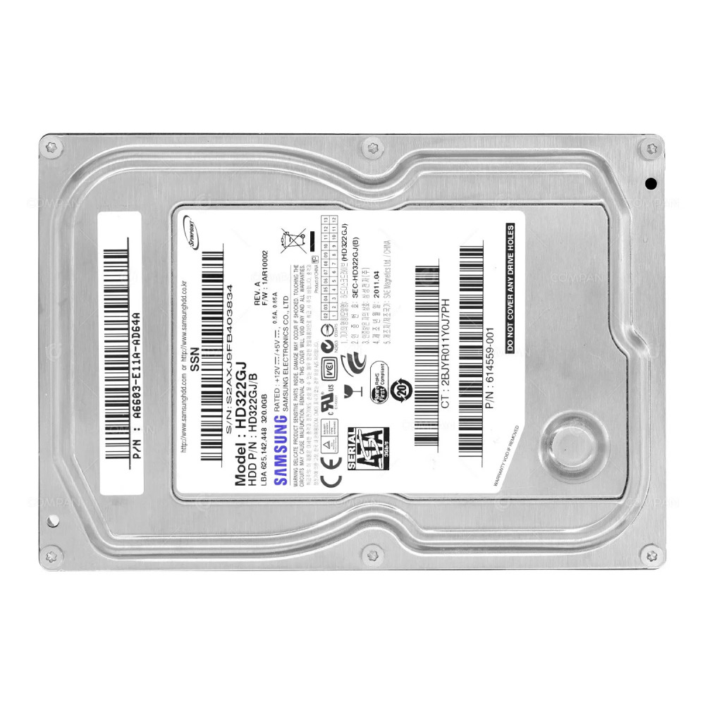 HD322GJ  SAMSUNG HARD DRIVE 320GB 7.2K 3.5 SATA