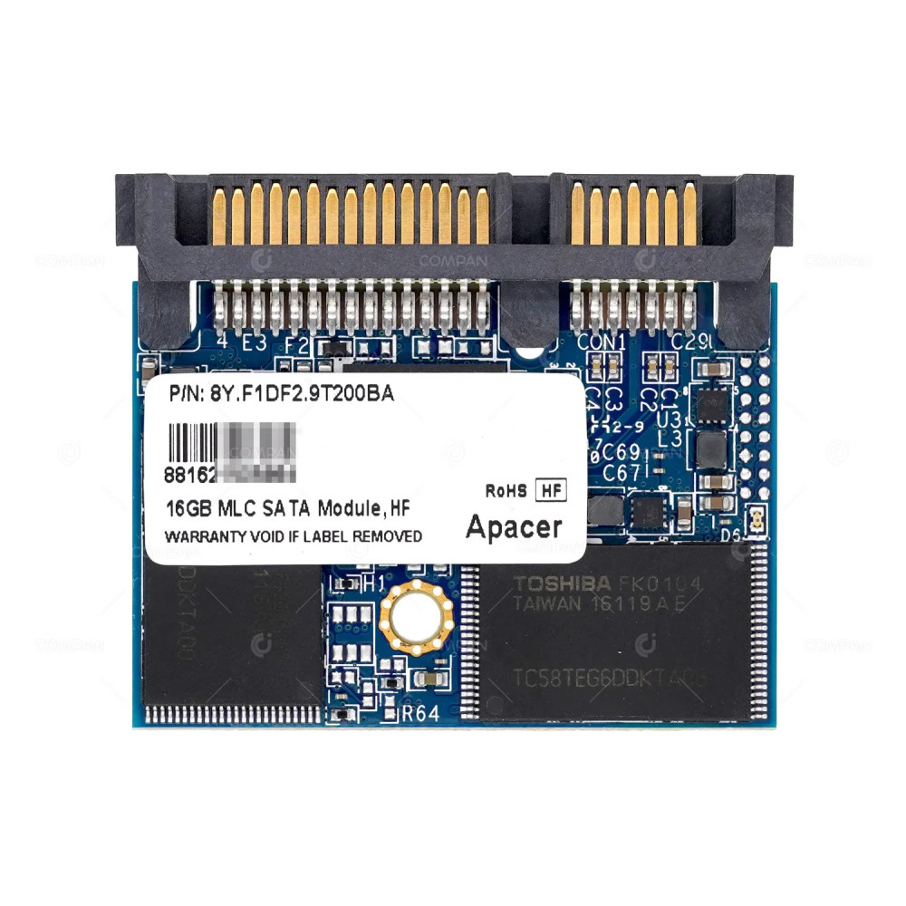 8Y.F1DF2.9T200BA  APACER 16GB MLC SATA 1.8" SSD MODULE