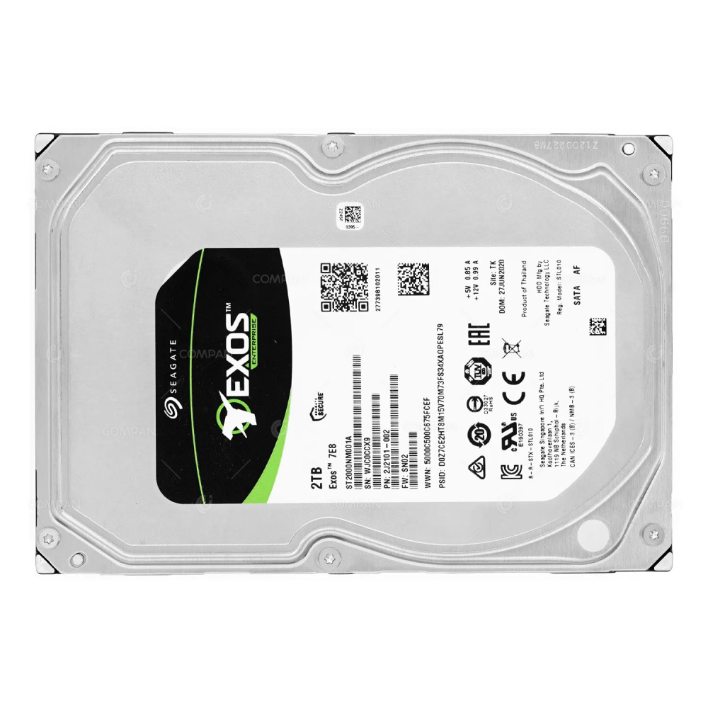 ST2000NM001A  SEAGATE HARD DRIBE 2TB 6G 7.2K SATA 3.5 LFF EXOS 7E8