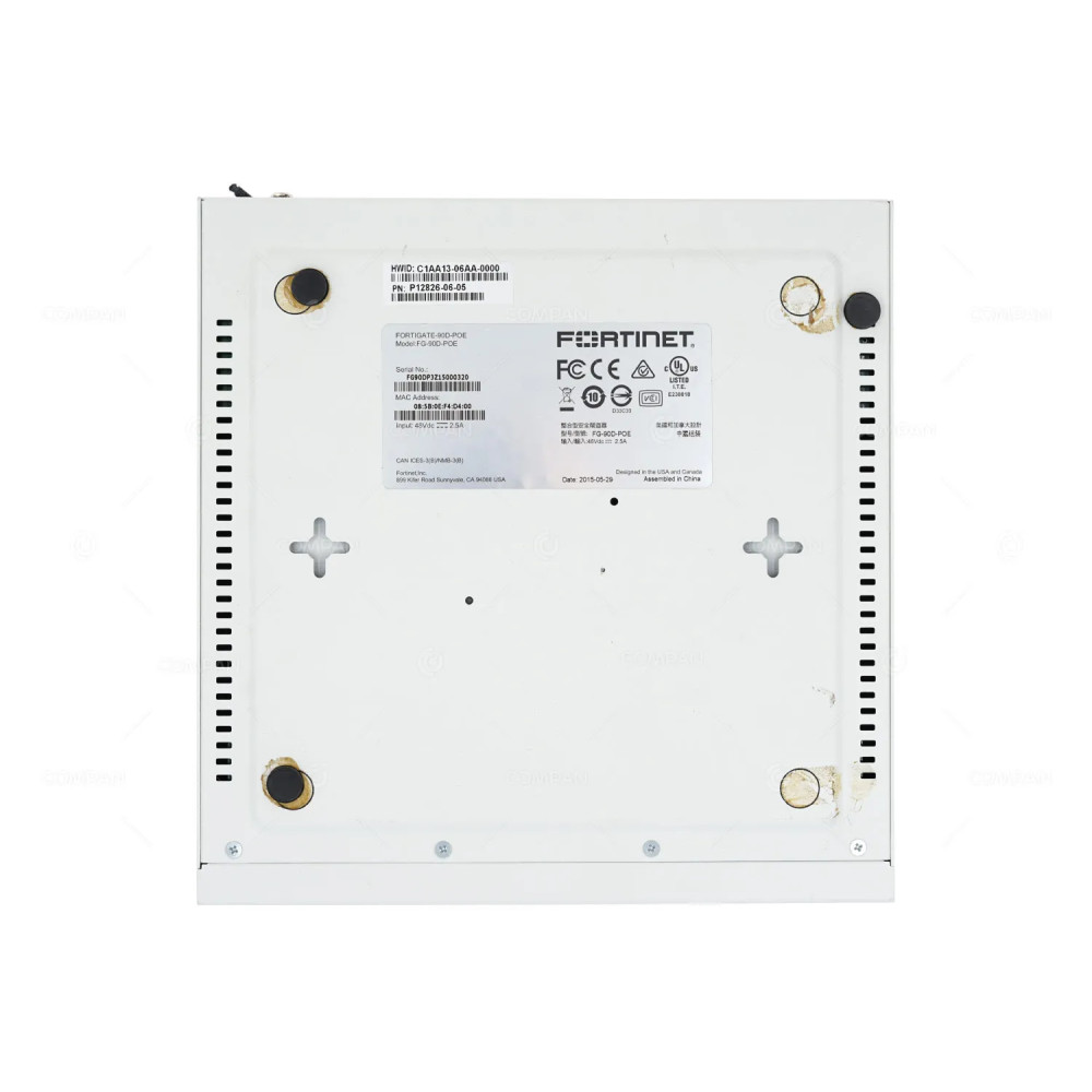 FG-90D-POE FORTINET 16 PORT 1GB ETHERNET 4 POE PORTS WITHOUT AC ADAPTER