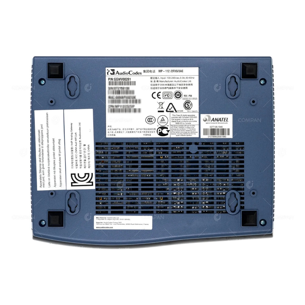 GGWV00281 AUDIOCODES MP-112 2 PORT VOIP GATEWAY