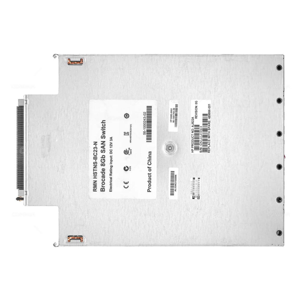 489866-001  HP SWITCH SAN 8/24C 8GB FOR BLADESYSTEM C3000 / C7000