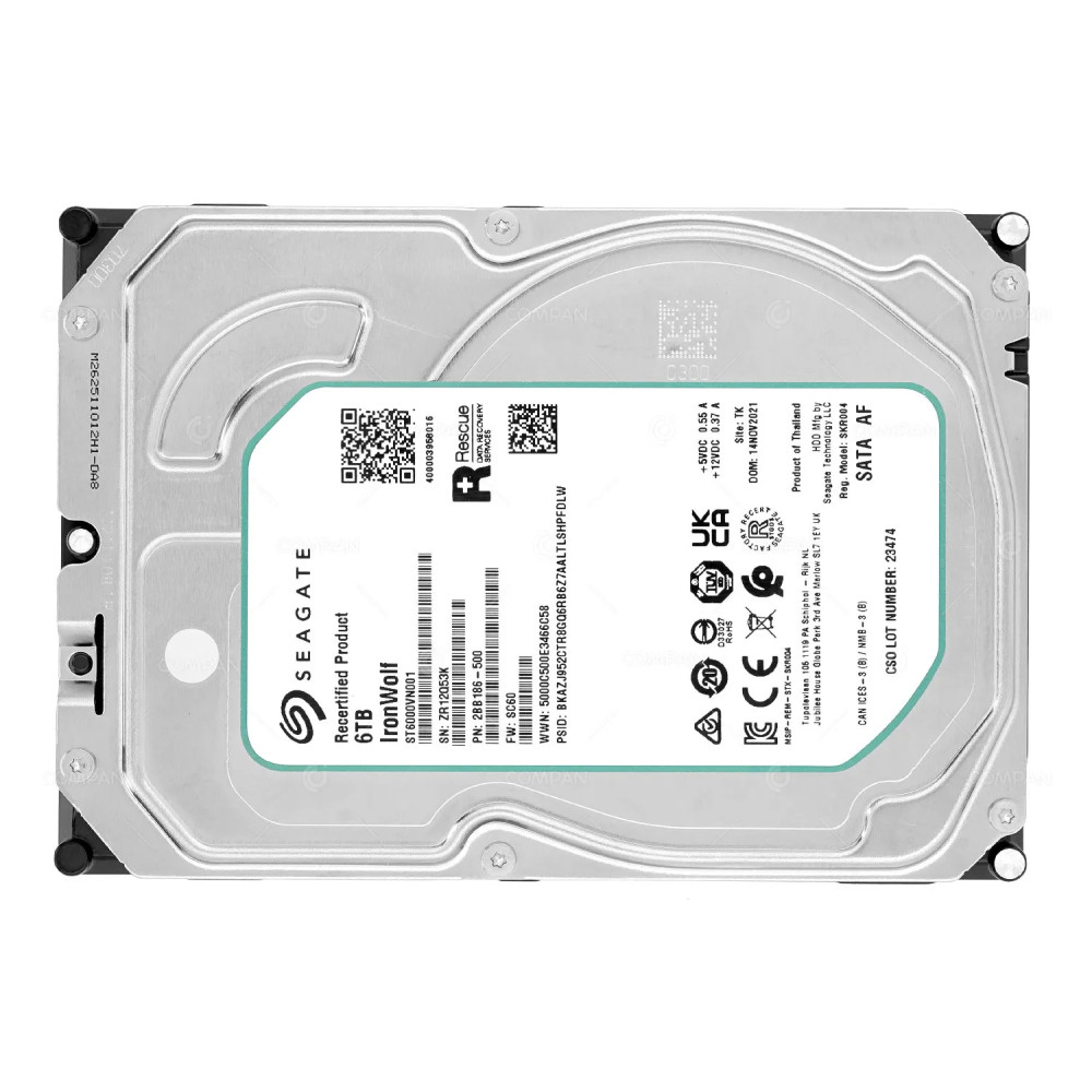 ST6000VN001  SEAGATE 6TB 5.4K 6G SATA 256MB CACHE 3.5 LFF HARD DRIVE