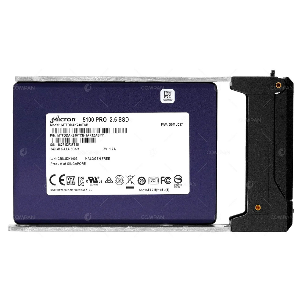 MTFDDAK240TCB-1AR1ZABYY CITRIX  MICRON 5100 PRO SSD 240GB SATA 2.5" SFF