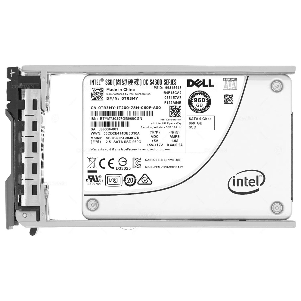 TR3MY  DELL 960GB 6G SATA 2.5 SFF SSD