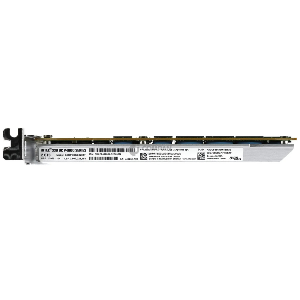SSDPEDKE020T7 INTEL SSD DC P4600 2TB PCI-E 3.1 X4 NVME
