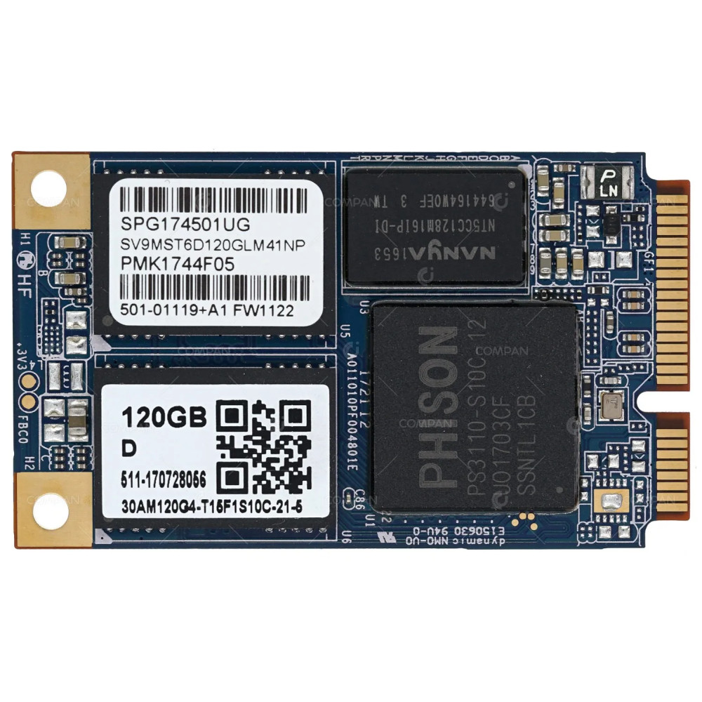 501-01119 NETAPP M600 MSATA 6G 120GB SSD BOOT DRIVE FOR NETAPP AFF-A300 FAS8200