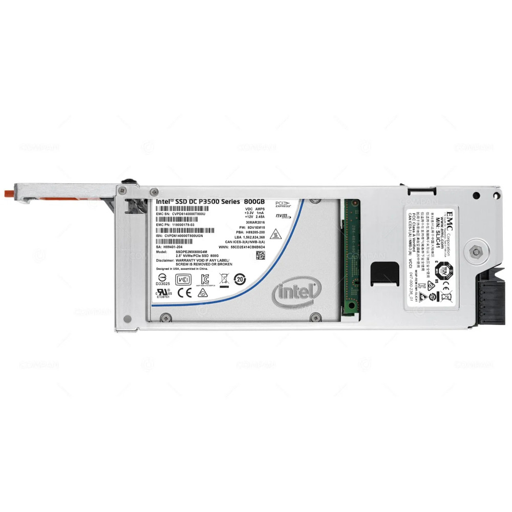 303-404-000A-04 EMC 800GB NVME/PCIE SSD FLASH V2 I/O MODULE FOR VNX 100K 118000178-03